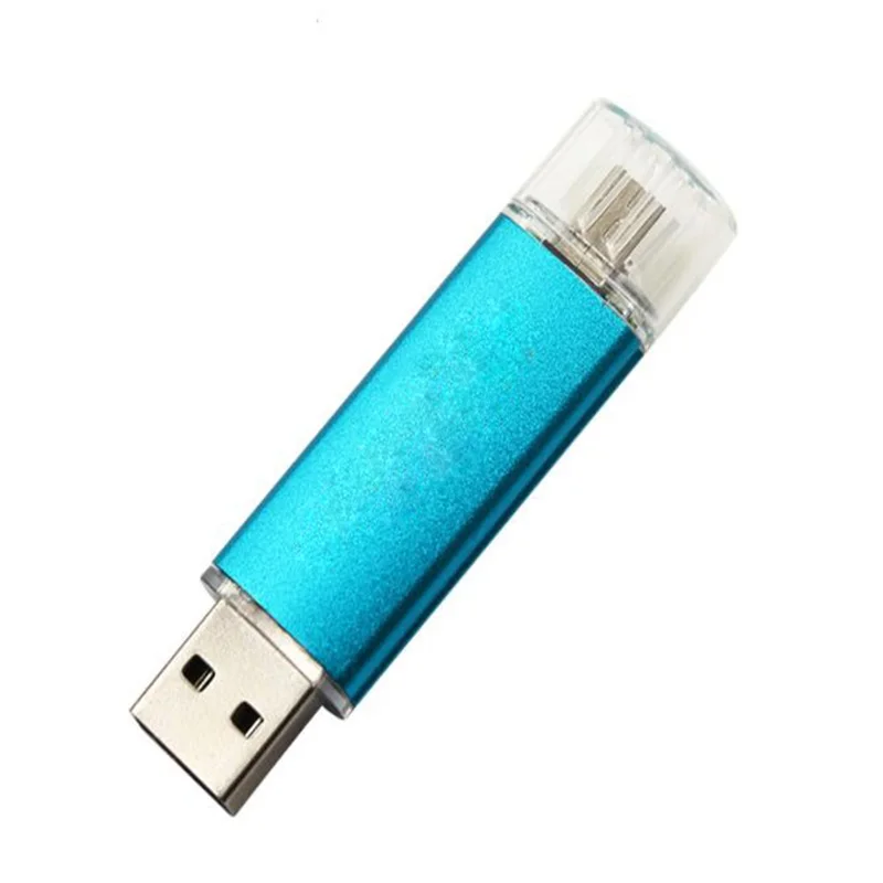 Металлическая OTG USB флеш-карта памяти 16 ГБ 32 Флешка 4 Гб 128 64 u-диск флеш-накопитель