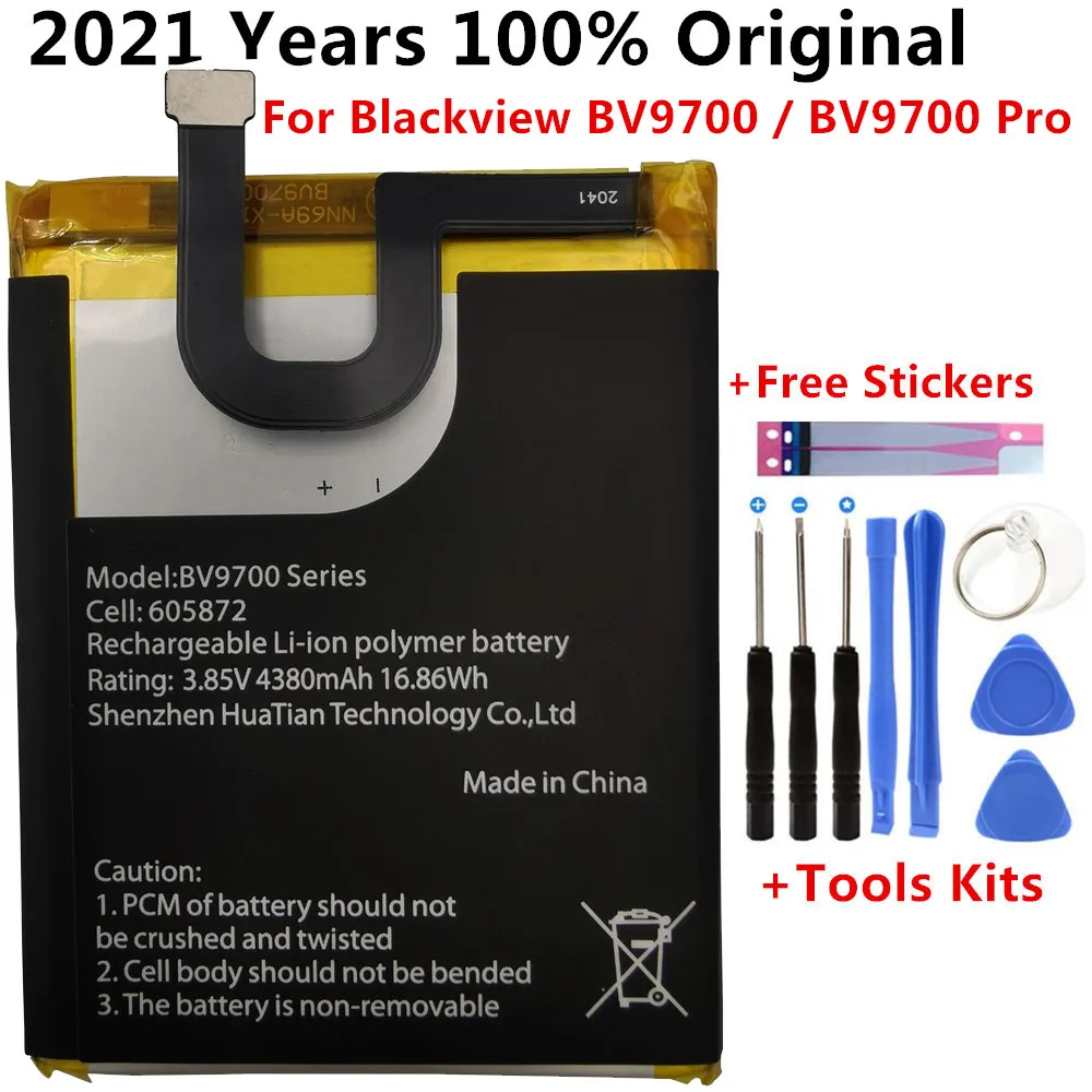 

100% Original Blackview 4380mAh Replacement BV9700 Battery For Blackview BV9700 / BV9700 Pro Original Mobile Phone Batteries