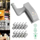 10 шт., встроенная светодиодная подсветка для шкафа