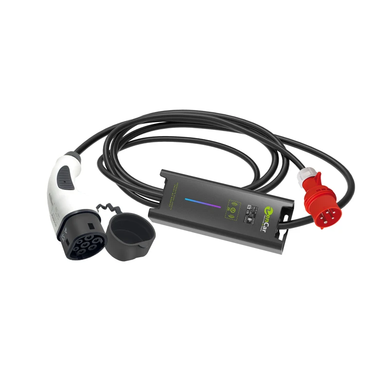 

newest Zencar EVSE 7.4KW type 2 with 5 pins CEE IEC 62196-2 charger