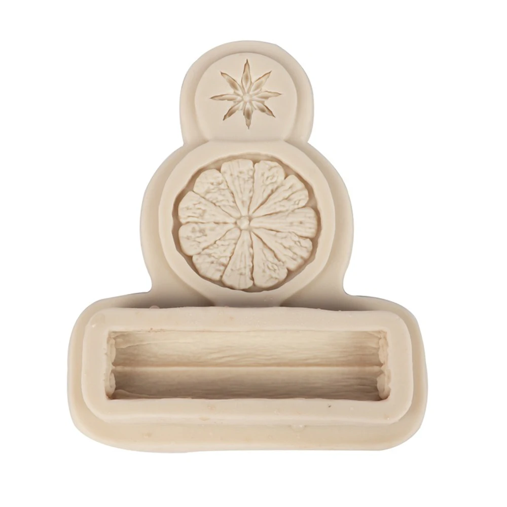 Звезда анис корица лимон ломтик силиконовая форма лист помадка для украшения