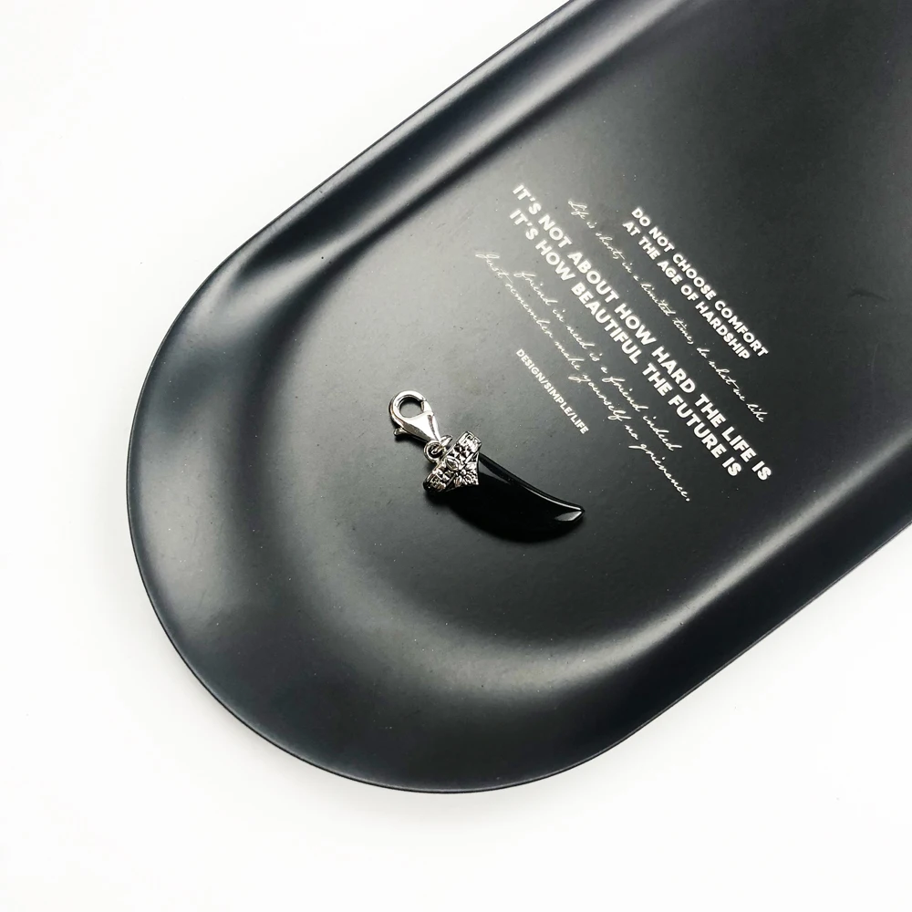 Подвеска в виде зуба тигра ювелирное изделие из стерлингового серебра 2019 пробы