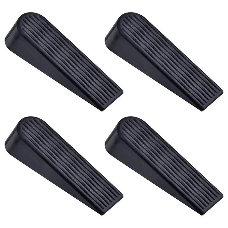 4 шт дверной стоп клинья резиновые не царапающиеся дверные стопоры для дома и