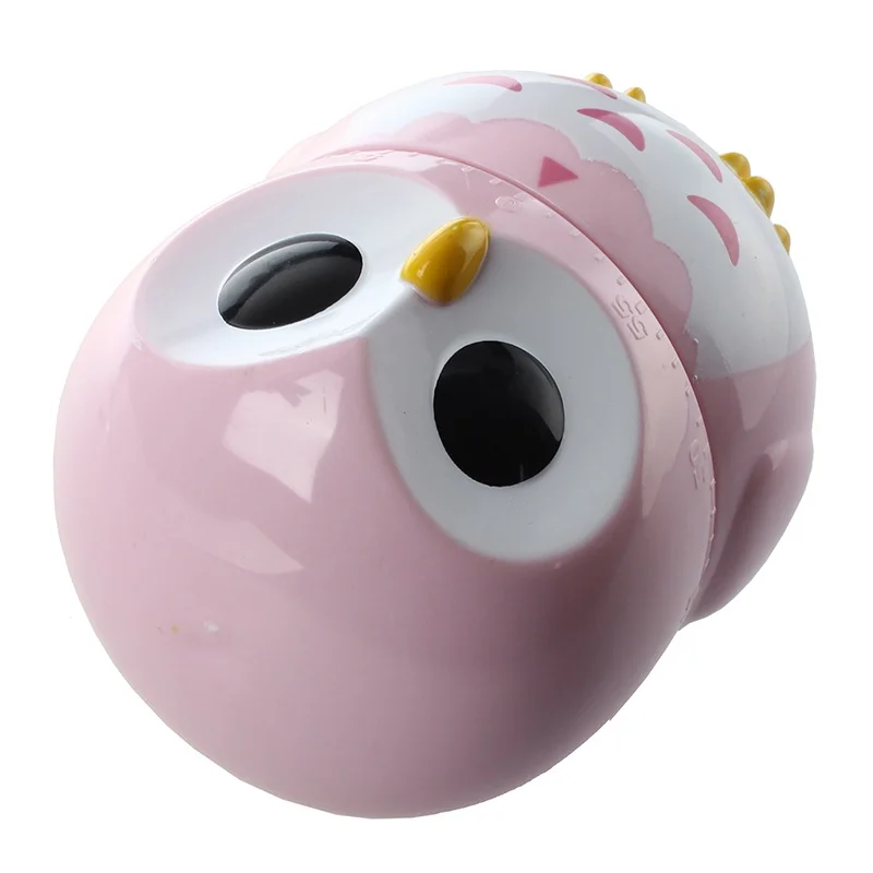 

Owl Egg Timer Hourglass Egg Timer Kitchen Timer (1-60 minutes) (Pink)