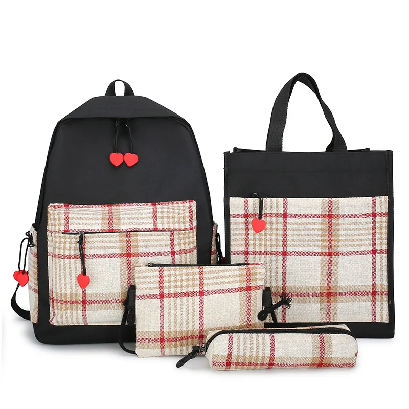 

Backpack Tide brand female ins simple 2021 new junior high school high school female student bag fashion Korean backpack