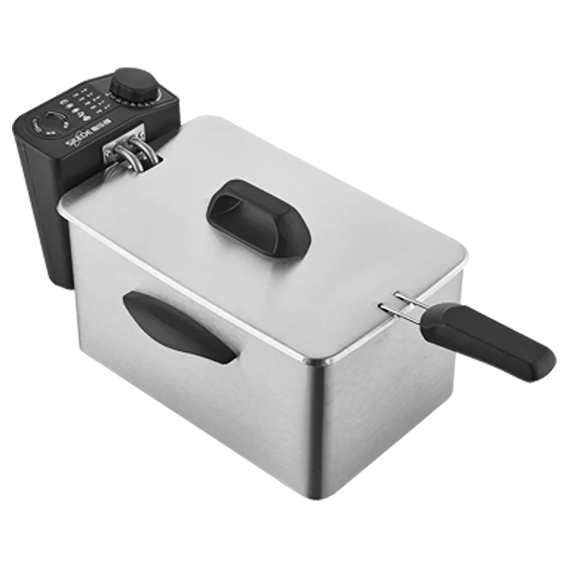 Электрическая фритюрница для дома электрическая с одним цилиндром