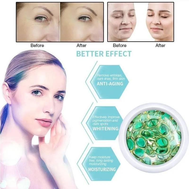 

1 Bottles New Ceramide Repair Face Serum Capsule Essence Shrink Pores Serum Anti-wrinkle Moisturizing Whitening Skin Care