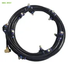 Набор для распыления воды M090, уличный садовый небулайзер с влажным туманом для террасы внутреннего дворика, 6 м, 8 м, 10 м, 15 м, 21 м