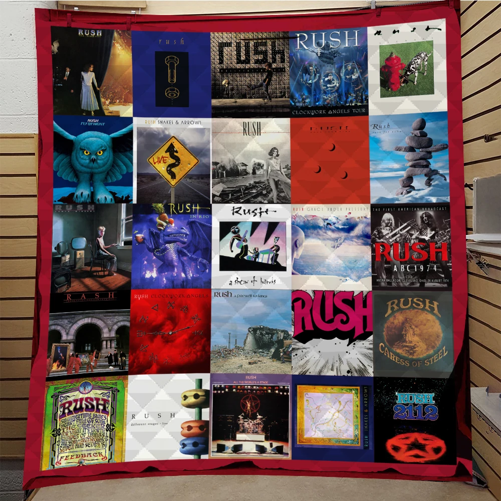 

SOFTBATFY Rush Band Quilt Bed Soft Warm Blanket Cotton Quilt Dropshipping