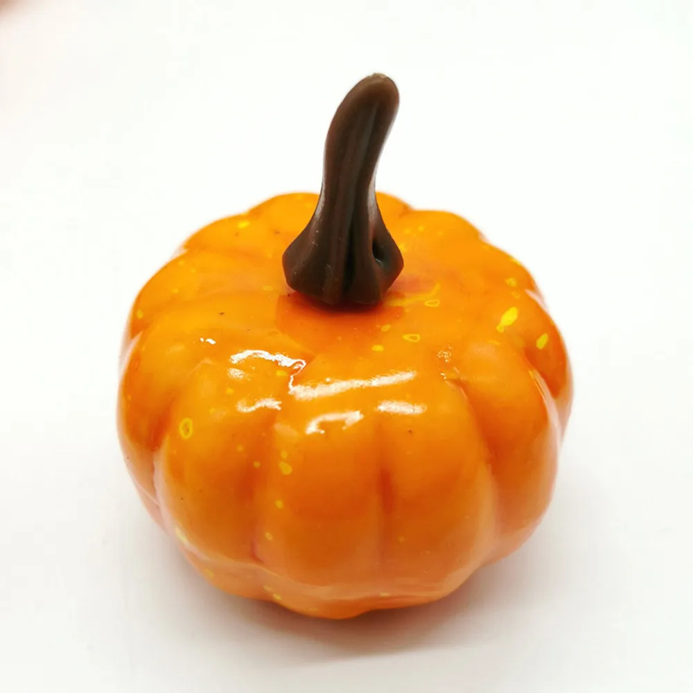 

12pc Artificial Halloween Pumpkins Simulation Handwork Pumpkin Autumn Decor For Home Halloween Props DIY Crafts