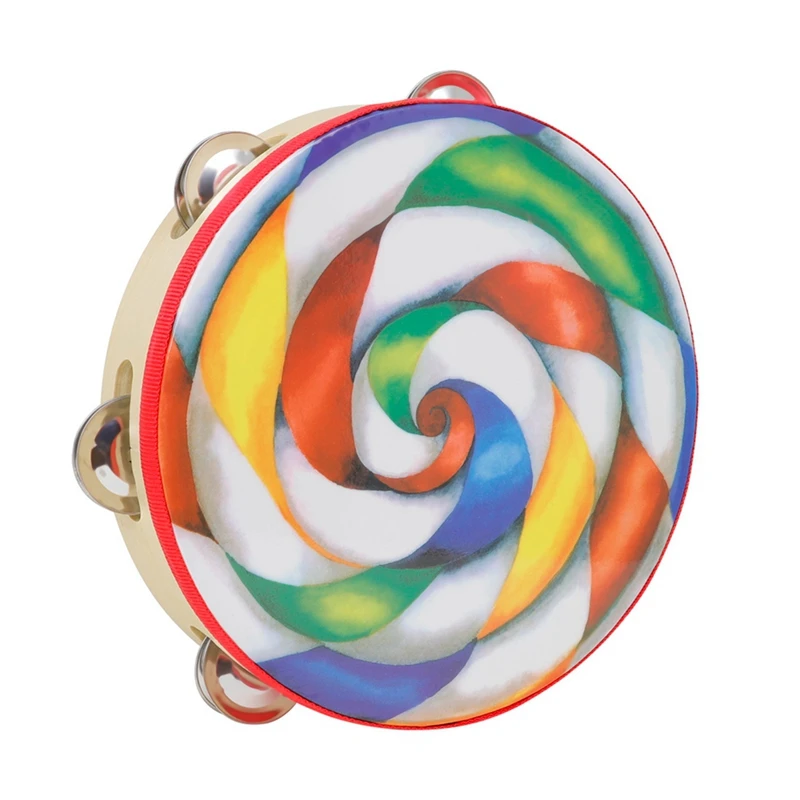 

Kids Percussion Instrument, Lollipop Hand Drum - 8 Inch Diameter