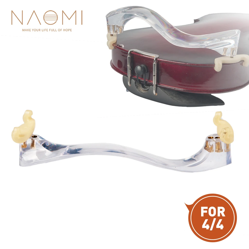 Плечевой упор для скрипки NAOMI Crystal 3/4 4/4 детали и аксессуары новинка|Детали