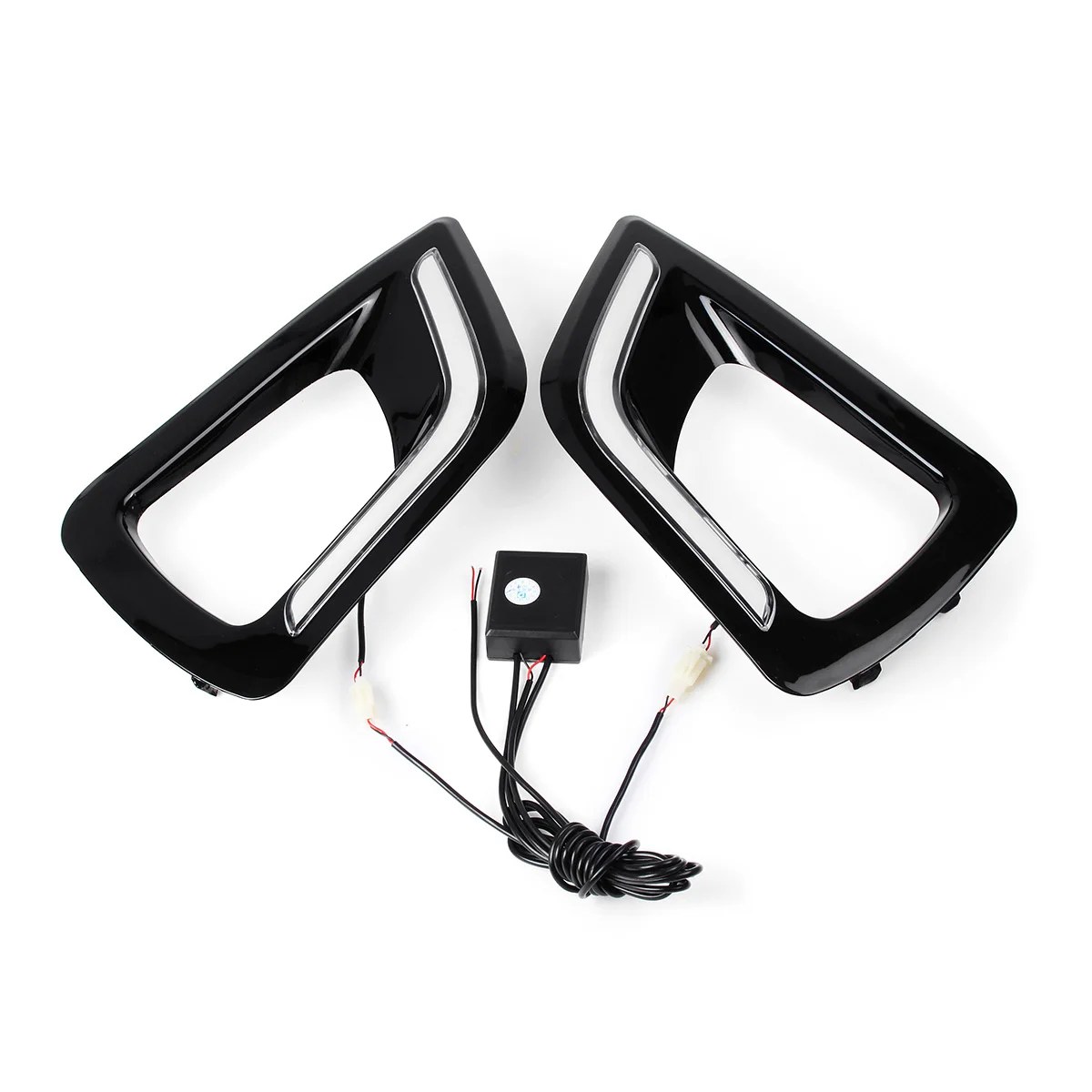 2 шт. светодиодный дневный противотуманный светильник DRL для Nissan Navara NP300 2015 2016 2017