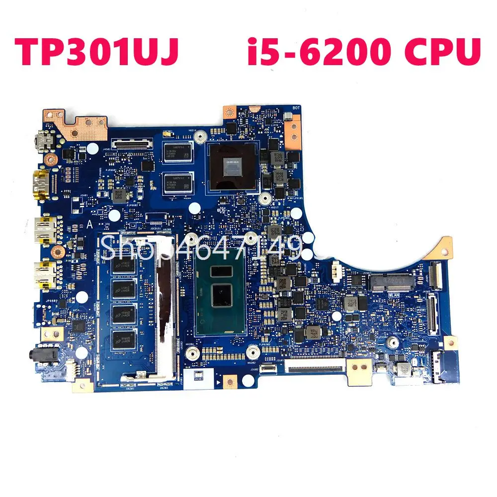 

TP301UJ i5-6200CPU 4 Гб Оперативная память материнская плата для ноутбука ASUS TP301UJ TP301U TP301 материнская плата для ноутбука тестирование Бесплатная дос...