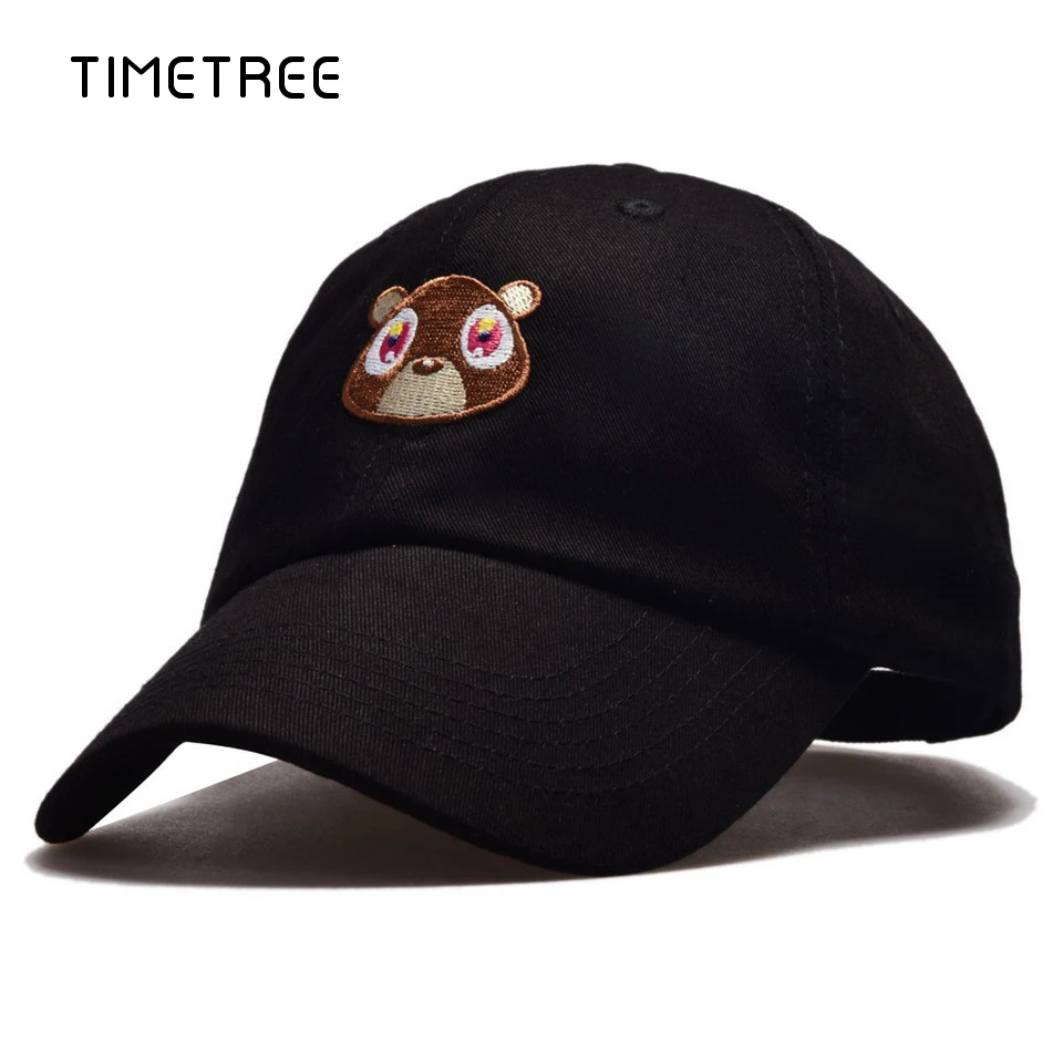 Kanye West Ye Bear Dad Hat Милая летняя кепка бейсболка для мужчин и женщин кепки s унисекс