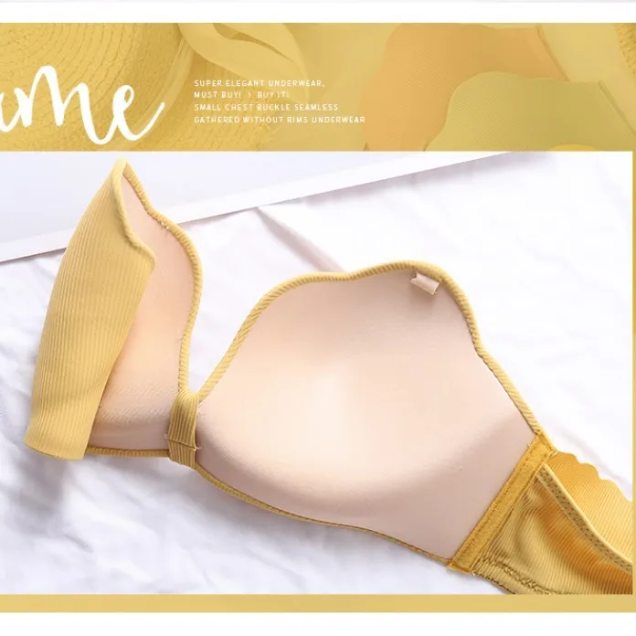 

Women seamless Bra Fashion push up Underwear Women's sexy No trace Bra beautful back Women's Bra without steel ring Brassiere