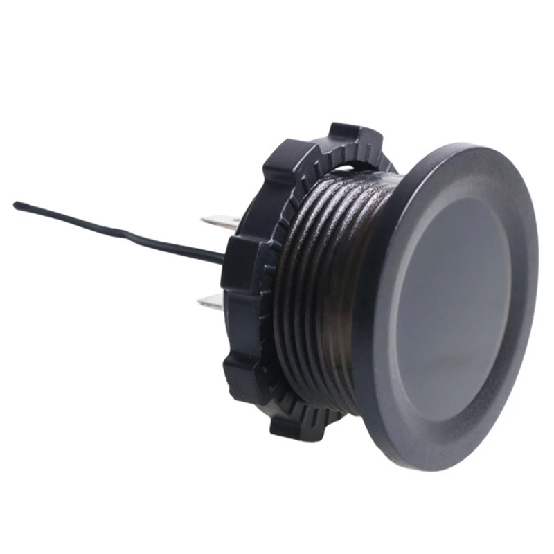 

Dual Round Display Temperature Voltmeter Digital Voltage Measurement Modified Automotive Voltage Test Display Meter E65B