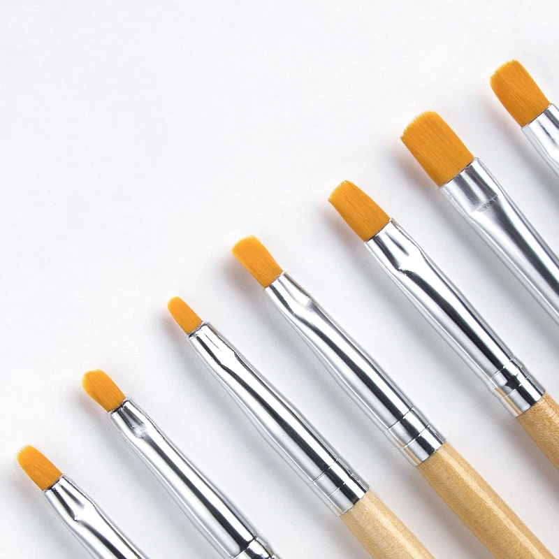 Четыре лилии ногтей кисти ручки акриловые для УФ гель рисования картин набор