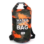 Водонепроницаемая сумка для плавания, камуфляжный складной рюкзак из ПВХ для мужчин и женщин, для пляжа и дайвинга, рафтинга, речного океана, 5 л, 10 л, 15 л, 20 л, 30 л