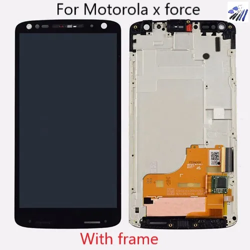 

Бесплатная доставка для Motorola Moto X Force дисплей XT1580 ЖК-экран с сенсорным экраном дигитайзер в сборе с рамкой
