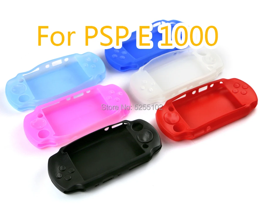 10 шт. силиконовый мягкий защитный чехол для Sony PlayStation Portable PSP E 1000 консоль корпуса -