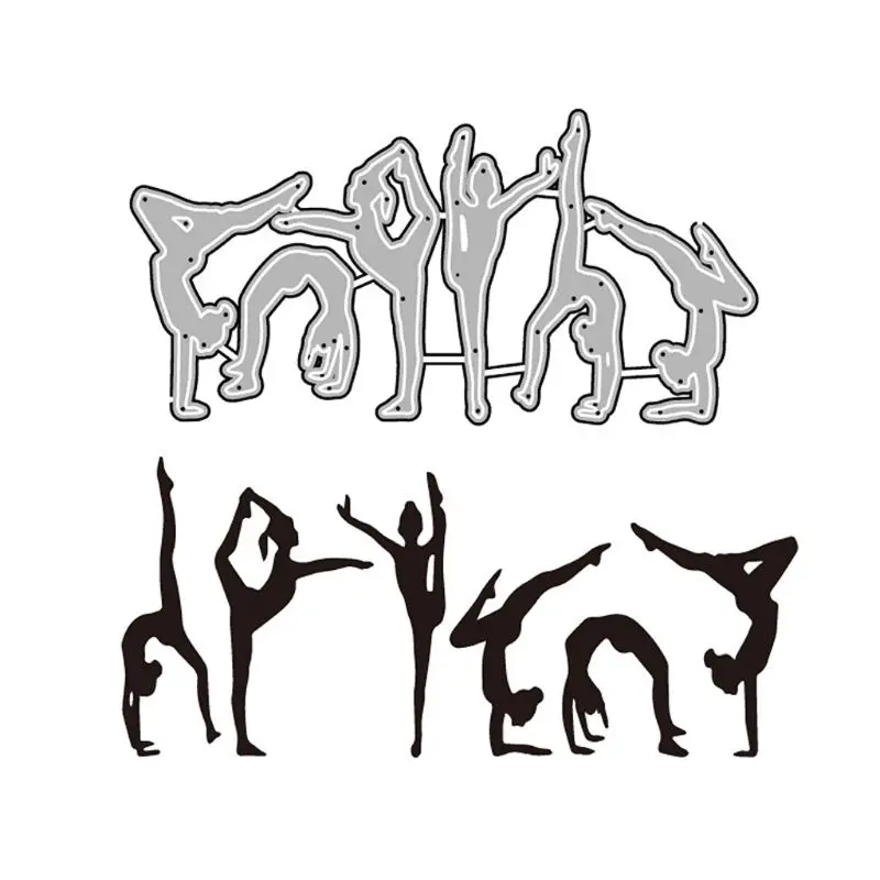 Балетный подиум для девочек металлические режущие штампы Трафаретный