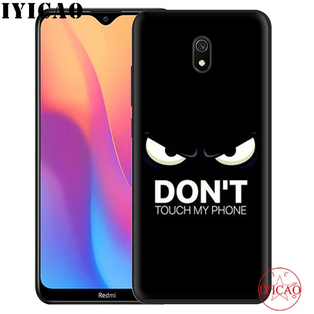 Don t touch my phone Мягкий силиконовый чехол для телефона Redmi Note 4X 5A Prime 6 7 8 Pro 8T