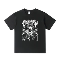 new summer harajuku shirt fashion manga anime t shirt chainsaw man print t shirt for men and women top cotton tshirt