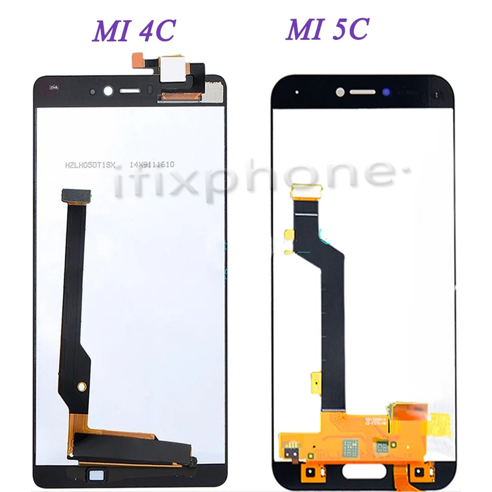 Для XiaoMi MI 4C LCD 5C ЖК-дисплей сенсорный экран в сборе запасная часть 5 15 &quotаксессуары