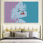 Абстрактные постеры Мэрилин Монро, холст, живопись, современная настенная лампа, постеры и принты, настенные картины для украшения дома, гостиной