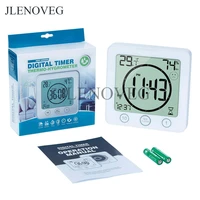 waterproof bathroom clock and timer for shower digital water resistant shower alarm clocks with suction cup water proof bathro