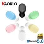 VAORLO одиночные Мини Bluetooth 5,0 наушники портативные спортивные игровые басовые музыкальные наушники Беспроводная гарнитура с микрофоном Громкая связь для телефона