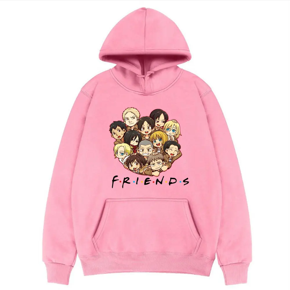 

Japan Anime Q Version Attack on Titan Hoodie Men Women Oversized Hip Hop Hood Sweatshirt Top Male Fashion Creativity Tracksuit