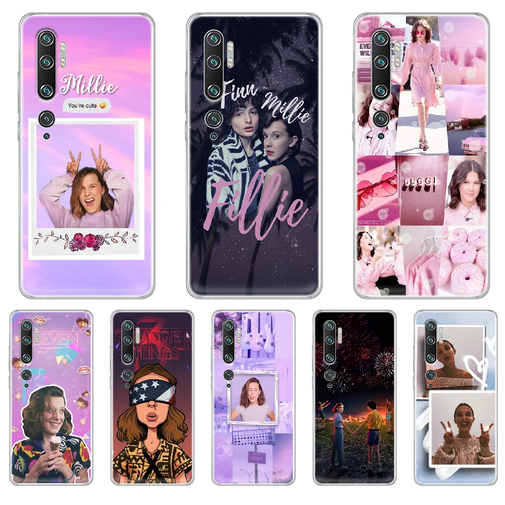 Странные Вещи Millie Коричневый чехол для телефона Корпус XIAOMI MI 3 4 5 5X 8 9 10 se max pro a2 9T note