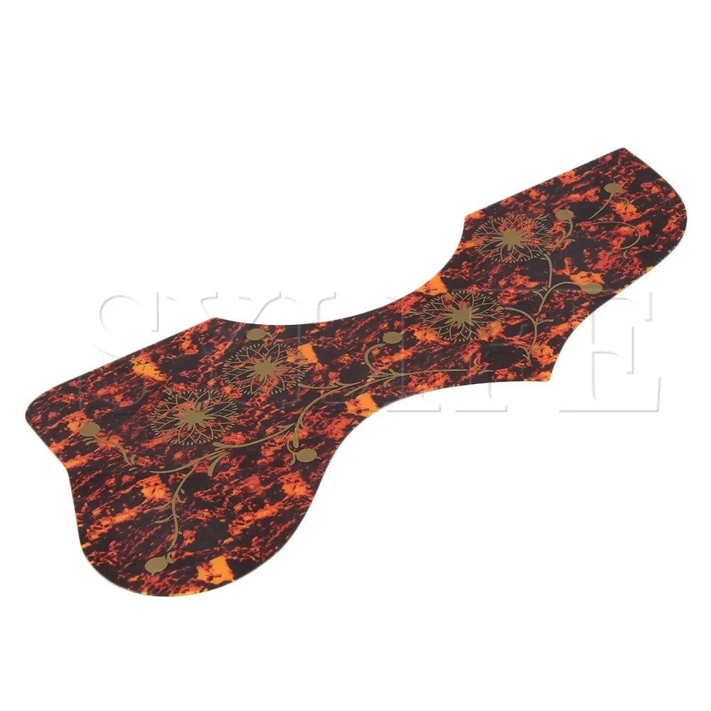 Привлекательная Красная ПВХ клейкая Накладка для защиты гитары от царапин |