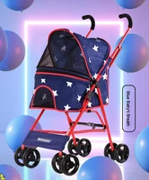 pet stroller dog cart go out transportation light travel shopping kitty poodle small pet products foldable dog accessories