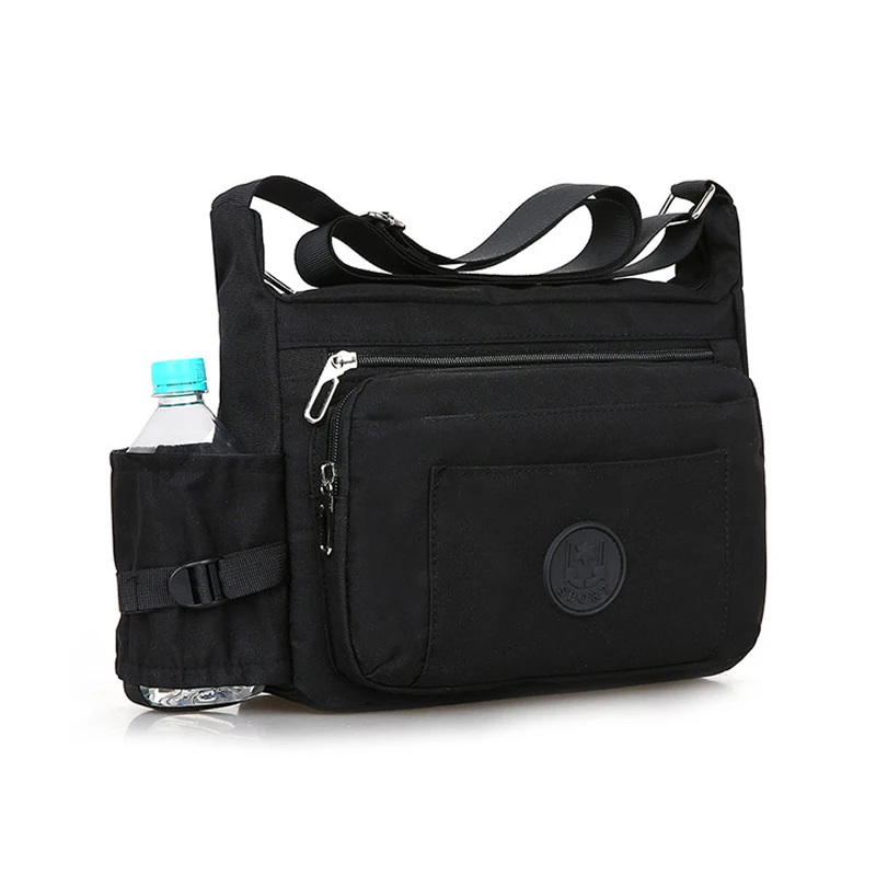 Vintage Men Business Bags Fashion Waterproof Nylon Messenger Bags Casual Male Large Capacity Crossbody Travel Shoulder Bag