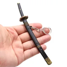 Toy Katana Pendant Keychain Anime Sword Weapon Pendant Keyrings Fashion Simulated Cosplay Accessory New Arrival