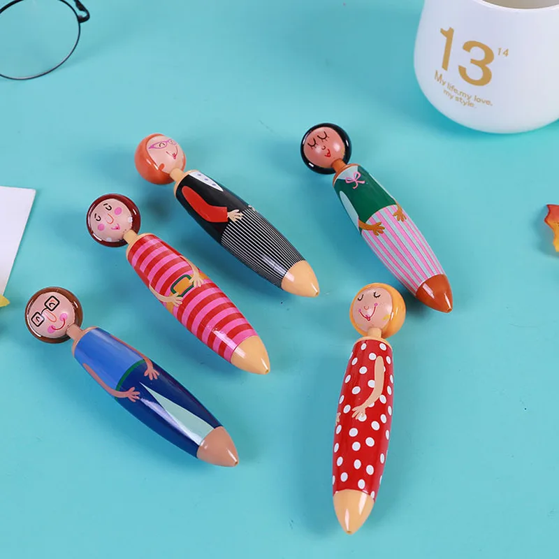1 шт. случайный стиль корейские канцелярские товары мультяшная Шариковая