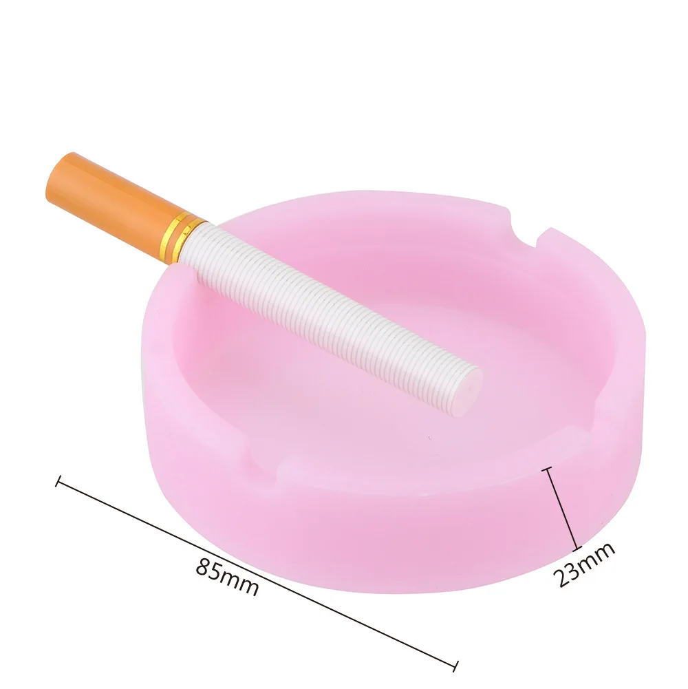 ashtray for home glow in the dark creative luminous ashtrays gift for boyfriend house cigarette tobacco smoking weed accessories free global shipping