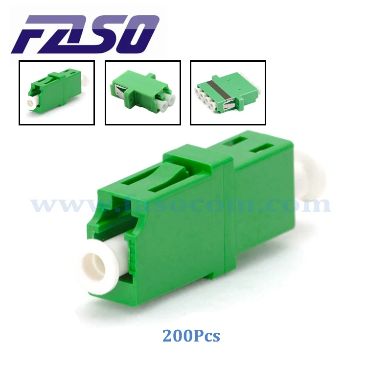 

Фасо 200 стандартный LC/APC оптоволоконный соединитель Адаптер симплексный дуплексный четырехъядерный Соединитель Бесплатная доставка