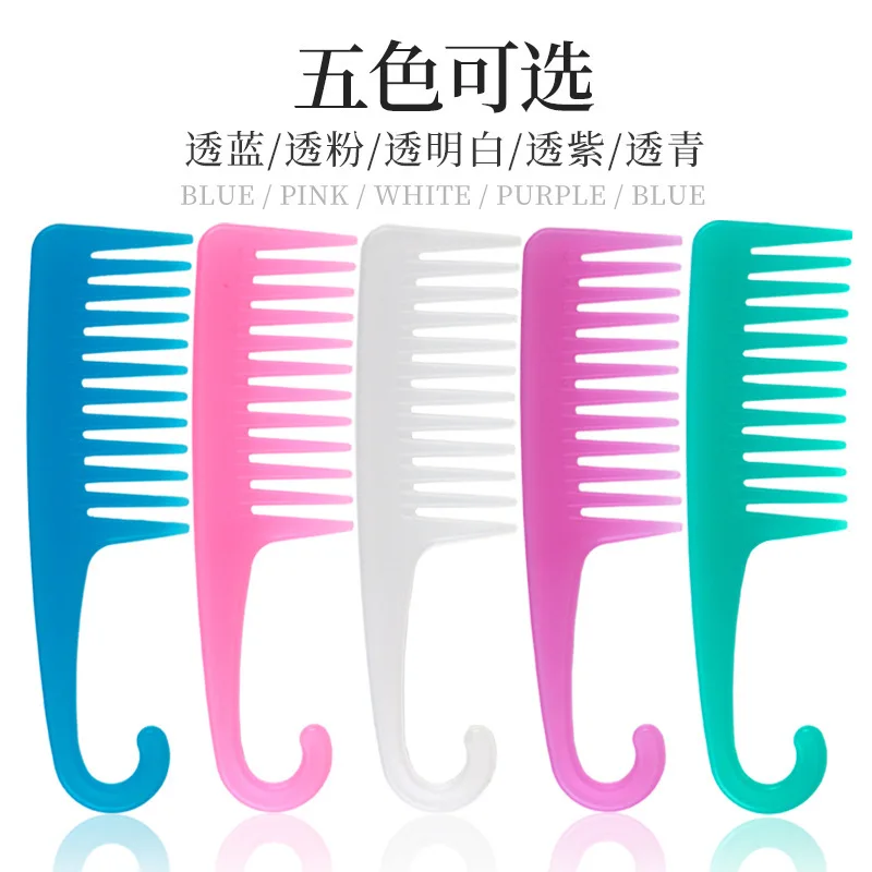 

Large Wide Tooth Combs With Curved Hook Brushes Detangling Big Teeth Hairdressing Reduce Hair Loss Comb Salon Styling Tools