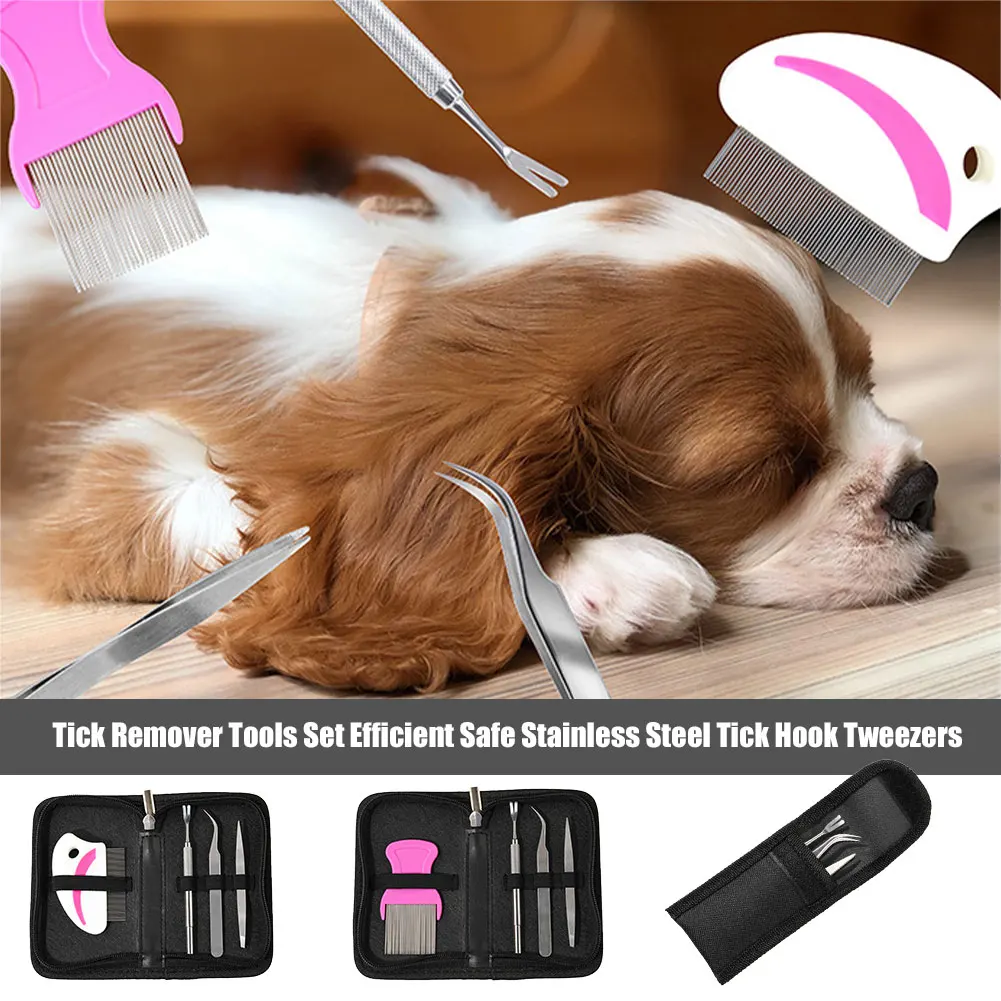 

Новинка 5 шт./компл. инструмент для удаления блох у питомцев удалитель когтей товары для ухода за питомцами кошками и собаками инструмент дл...