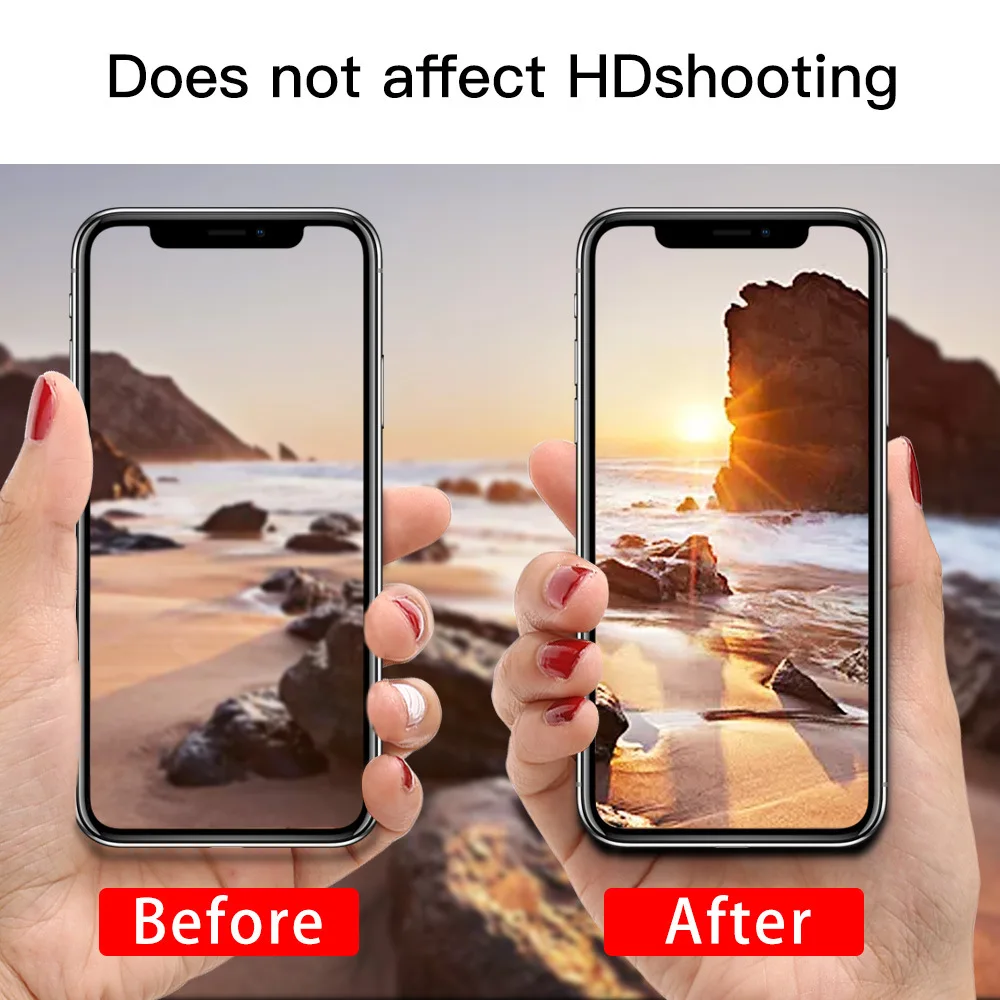 

2pcs For iPhone XS XS MAX X XR Soft Lens Glass Films Protective Camera Lens Protector For iPhone 8 i8 Plus i7 i7 Plus i6 i6s