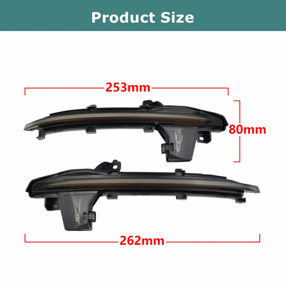 

LHD Smoked Lamp For Audi A6 C8 4A A7 4K A8 D5 4N 2019 2020 Car LED Dynamic Turn Signal Light Side Mirror Indicator Accessories