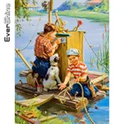 Алмазная картина сделай сам с изображением собаки, алмазная вышивка