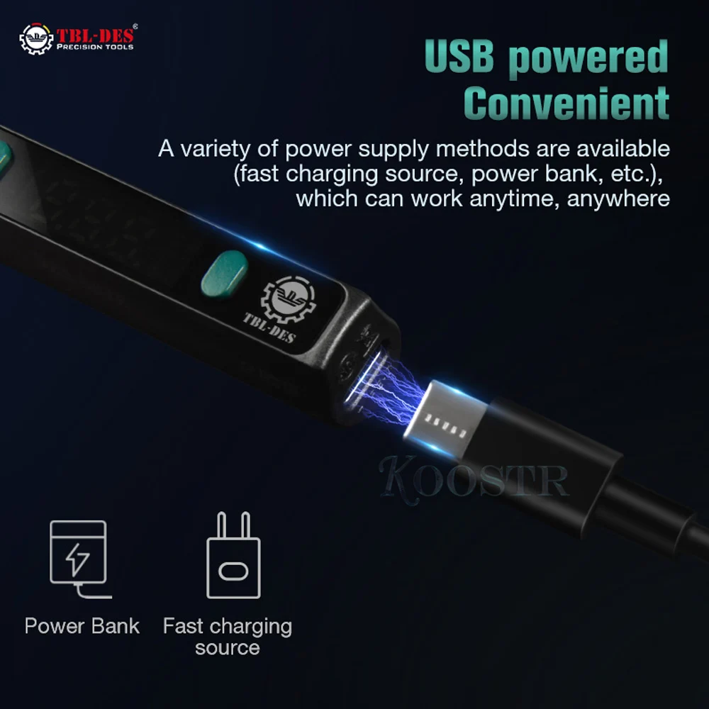 68TE/TF/TH Series Nano CNC Electric Soldering Iron USB Adjustable Anti-static Intelligent Heating Sleeping Constant Temperature |