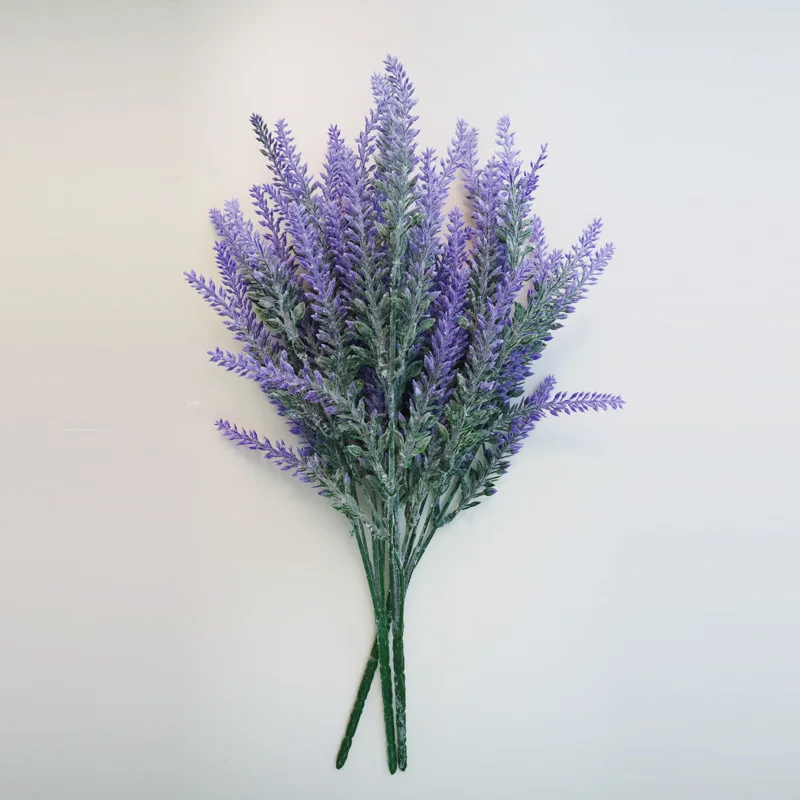 25 головок/Букет романтика Прованс искусственный цветок фиолетовый букет лаванды