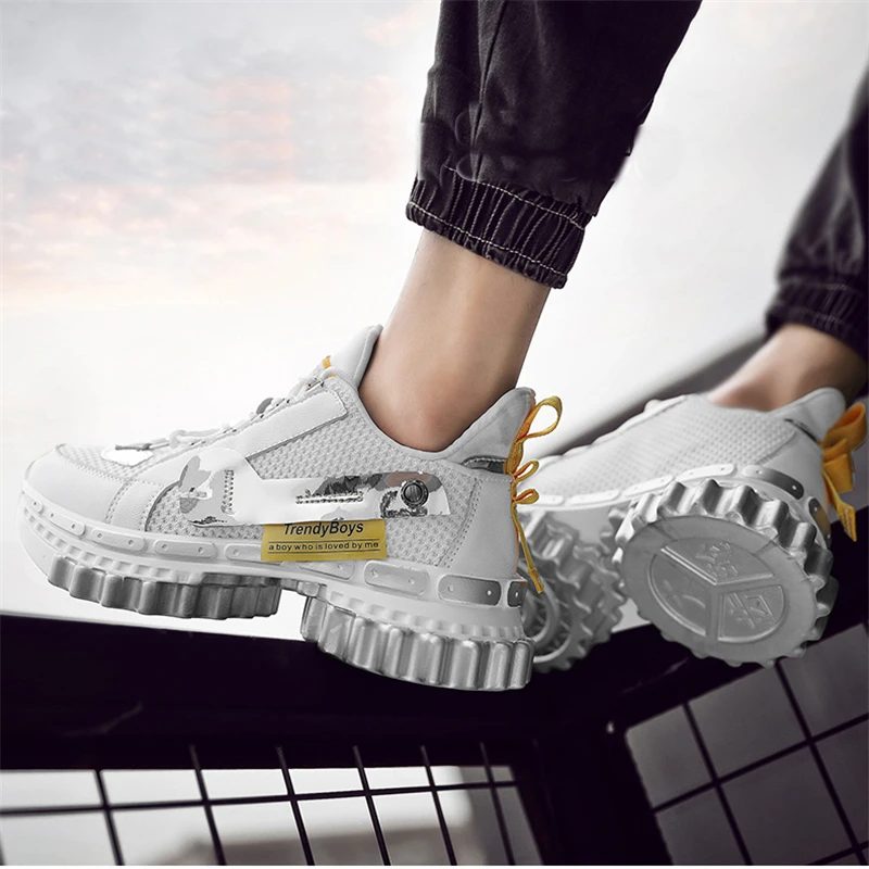 Модная мужская обувь с высоким берцем смешанные цвета 2019 | Обувь