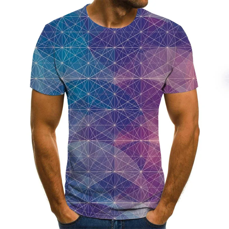 

Summer New Style Comfortable Men'S/Women'S T-Shirt Short-Sleeved Colorful Pattern 3D Top Casual Sports Street Style XXS-6XL